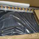 VNN Portable Wheelchair Ramp 5FT, Seamless Non-Slip Aluminum Ramps for Wheelchairs for Home, Handicap Wheelchair Ramps for Home Steps, Aluminum Loading Dock Plates, Black