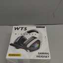 Tatybo Wireless Gaming Headset for PC, Ps5, Ps4, 2.4 Ghz USB & Type-C Gaming Headphones with Microphone, 30H Battery Bluetooth Headphones for Switch, Laptop, Mobile, Mac