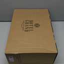 Hotel Grand Luxury White Goose Feather Down Fiber Comforter Twin Size, 100% Cotton All Season Duvet Insert Twin, Medium Warmth Bedding Comforter with 8 Corner Loops, White 68x90 Inch