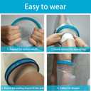 Tideshake - 100% Waterproof Kid Leg Cast Cover for Showering, Reusable Kid Short Leg Cast Protector, Cast Covers for Shower Leg, Cast Bag for Shower, Cast Cover for Showering Foot (18inch)