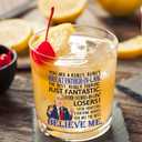 Best Great Father In Law Gifts, Youre a Really Great Father In Law Whiskey Glass, Funny Birthday Fathers Day Gifts for Father-In-Law from Daughter In Law Son-In Law 10 OZ Old Fashioned Glass