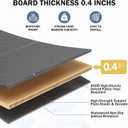Bunkie Board Queen Size 60"x80" for Under Mattress Bed Support, Heavy Duty Reinforced Wood with Anti-Sag, Light Thin/Breathable, Noise Minimizing, Fits Metal Frames/Platform Beds/Sleeper Sofa