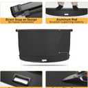 Powerty Cargo Cover for Toyota RAV4 2019-2025 Accessories, Carbon Fiber