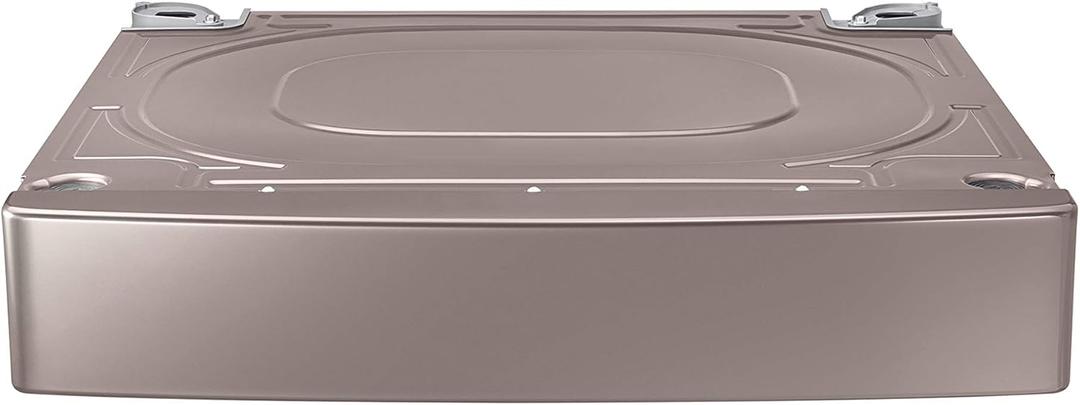 SAMSUNG 27 Wide Laundry Riser Pedestal Stand for 27 Wide Front Load Washer or Dryer, Lifts Machine 6in Height, WE272NC/A3, Champagne