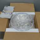 20" Small Ceramic Table Lamps for Bedroom Set of 2, Modern Lamps for Night Stands, Farmhouse Table Lamps for Living Room, Home Office and Hallways,White