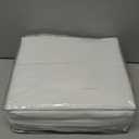 Mueller Ultratemp King Size Sheets Set, Super Soft 1800, 6 Piece, Deep Pocket up to 16" Bed Sheets, Transfers Heat, Breathes Better, Hypoallergenic, Wrinkle, White