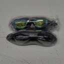 Aegend Swim Goggles, 2 Pack UV Protection, Adjustable, Anti Fog Swimming Goggles No Leaking Adult Men Women Youth, Aqua & Bright Sliver