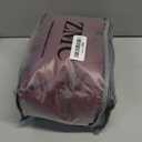 ZMC Packable Women Puffer Coat, Lightweight Water-Resistant Puffer Jacket Detachable Hood Slim-Fit Winter Coat for Women（wine red, M）