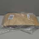 50 Counts High Barrier Natural Kraft Paper Stand up Zipper Coffee Pouch Bag with One Way Degassing Valve (50, 16 OZ/1 LB/454500 Gram)