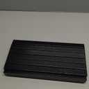 Sofa Arm Tray,Bamboo Folding Couch Arm Tray,Sofa Armrest Trays with Anti-Slip Pad for Drinks,Snacks,Phone,Remote ControlBlack (18.9*13)