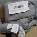 Bedsure Queen Comforter Set, Grey Soft Prewashed Bedding for All Seasons, 3 Pieces GentleSoft Bed Set, 1 Lightweight Comforter (90"x90") and 2 Pillowcases (20"x26")