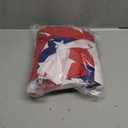 1.5x3Ft 4th of July Decorations Patriotic Decorations Outdoor USA Pleated Fan Bunting Stars and Stripes Banner Fourth of July Veterans Labor Memorial Day Red White and Blue Decor 6Pack