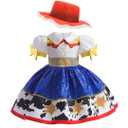 Lgandpg Jessie Costume for Little Girls Cowgirl Sequins Dress with Hat Red Size: 2-3 Years