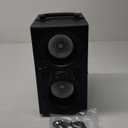 Bluetooth Speakers, 80W(Peak) Wireless TWS Portable Bluetooth Speaker, Beat-Driven Lights, 100dB Loud Stereo Speaker with BassUp, Speakers with Subwoofer for Outdoor, Party, Camping (Deep Black)