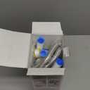 Ion Drops Filtered Shower Head with Handheld, High Pressure Water Flow Showerhead, with Shower Head Filter for Hard Water Boosting, with ON/OFF Switch and Rotatable Head (Silver gray)