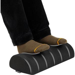 Mind Reader Foot Rest, Under Desk at Work, Ergonomic, Office, Foam, Black