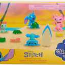 Disney Stitch Collectible Figure Set with Accessories, 11-Pieces, 2-inch Figurines, Collectible Toys, Home Decoration, Kids Toys for Ages 3 Up by Just Play