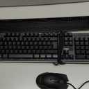 RedThunder K10 Wired Gaming Keyboard and Mouse and Wrist Rest Combo, RGB Backlit, Mechanical Feel Anti-ghosting Keyboard + 7D 7200 DPI Mice+Soft Leather Wrist Rest 3 in 1 PC Gamer Accessories(Black)