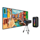 GPX - Cinema Pop Up Movie Theater Kit - Black