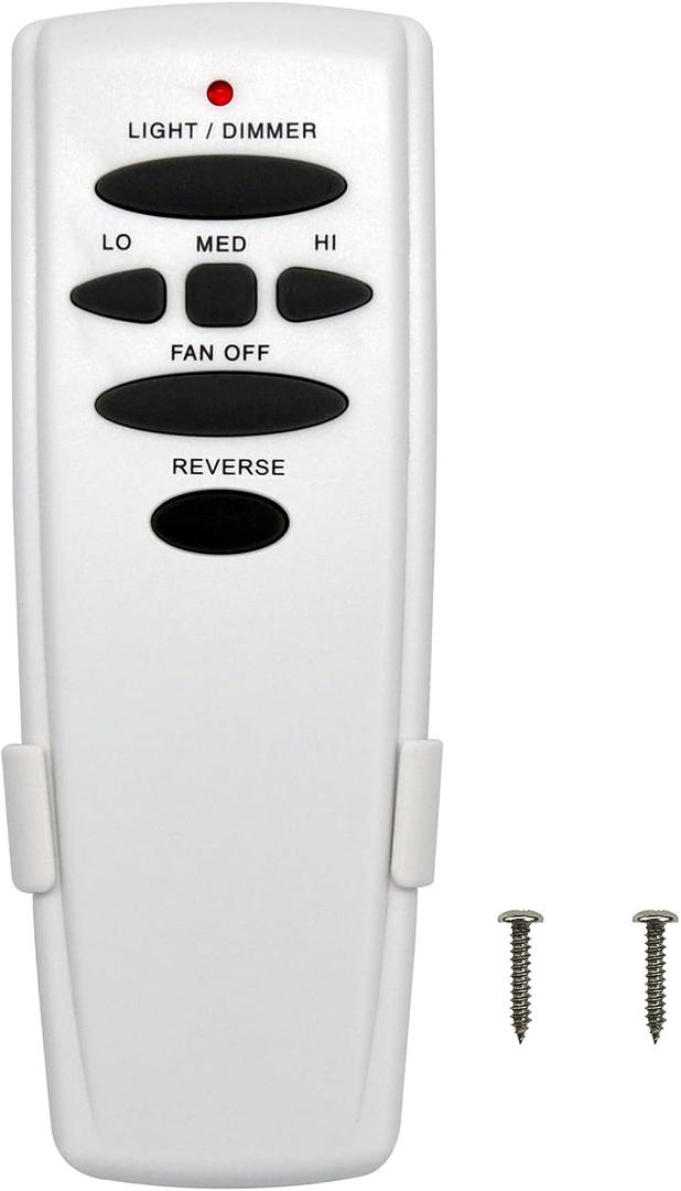 Replacement Remote for Hampton Bay Hunter Ceiling Fan Remote Control, 303.9MHz w/Reverse Light Dimmer 3-Speed Wall Mount, for UC7078T CHQ7078T CHQ8BT7078T L3H2010FANHD Fan-HD HD6(Remote Only)