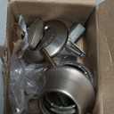 Kwikset 660 Deadbolt Deadbolt Lock, Satin Nickel Round Exterior Keyed Front Entry Door, Pick Resistant SmartKey Rekey Security, Single Cylinder Dead Bolt, with Microban Protection