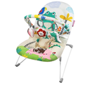 Q-MIULIKE Baby Bouncer Seat Infant Seat Non-Slip Feet 3-Point Harness for Newborn 0-9 Months Up to 20lbs（Little Crocodile）