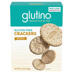 3 x Glutino Gluten Free Snack Crackers, Premium Rounds, Original, 4.4 oz (EXP 05/14/26)