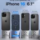 Faiono Magnetic for iPhone 16 Case [Full Camera Protection][Military-Grade Protection][Compatible with MagSafe] Shockproof Protective Slim Phone Case for iPhone 16, Midnight Blue