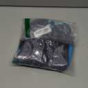 Kanu Surf Men's Mirage Swim Trunks (Regular & Extended Sizes), Zipline Black/ Aqua, 8