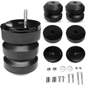 MILLISEC Front Rubber Helper Suspension Bump Stops Compatible with 2005-2024 Ford F250/ F350 2WD & 4WD Pickups, OEM Number Replaces# FF350SDC