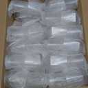 Remerry 48 Pack Stemless Plastic Wine Glasses 9 oz & 12 oz Disposable Champagne Flutes Cups Heavy Duty Shatterproof Toasting Cocktail Glasses for Weddings, Bars, Events(Clear Diamond)