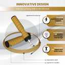 Premium Fitness Jump Rope - Adjustable Speed Rope for Cardio, Cross Training and Weight Loss Durable Tangle-Free Cable with Comfortable Handles, High-Speed Jump Rope for Fitness - Adjustable, Tangle-Free Skipping Rope for Fitness, Boxing, Cardio, and Home Workouts. Fat Burning (Black)