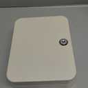 KYODOLED Key Cabinet Wall Mount, Locking Key Organizer, Key Storage Lock Box with Key, Key Management with 20 Key Hooks & Tags Key Labels, 7.87" x 6.29" x 3.14" (Beige, 20 Key)