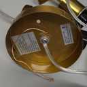 Clear Glass Pendant Lights Kitchen Island 3 Pack 7.87" Glass Globe Pendant Light Gold Hanging Light Fixture Modern Pendant Lighting for Kitchen Island Bedroom Dining Room