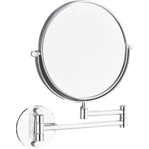 NeilBee 8 Wall Mounted Makeup Mirror 10X Magnification Double Sided Vanity Makeup Mirror, 360 Swivel Extendable Vanity Mirror with Adjustable Arm for Bathroom Daily Use
