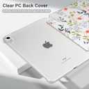 MecBevia Case Compatible with iPad Air 11-inch M4 2026 / M3 2025 / M2 2024, Hard PC Back Cover with Auto Wake/Sleep, Vintage Bloom