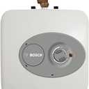 Bosch ES4 Point-of-Use Mini-Tank Water Heater, 4-Gallon, 
Special Feature	compact design, wall/floor mounting, glass-lined tank for long service life
Color	white,grey