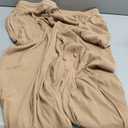 Womens Ribbed Knit Wide Leg Pants (Khaki,X-Large)