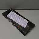 SABLUTE Wireless Keyboard with 7 Colored Backlits, Rechargeable Silent Compact Cordless Computer Keyboard with Low Profile Quiet Light Up Keys for Windows, PC, Linux, Chrome, Mac (White)