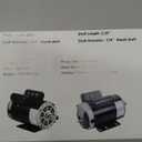 5HP Air Compressor Motor Single Phase Electric Motor 3450RPM 208V-230V 7/8" Shaft Diameter, CCW 56HZ Frame, 2Pole