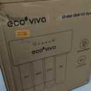Ecoviva 1000GPD UnderSink Reverse Osmosis System, German Design, NSF/ANSI 58 61 372 Tankless 9-Stage 3:1 Pure to Drain, 10 Years Robust Alkaline RO Water Filtration, Fully Sealed