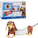 Disney and Pixar Toy Story Slinky Dog Pull Toy, Walking Spring Dog Toy with Leash, Classic Stretch Toy for Toddlers, Preschool Kids Toys Ages 18 Months and Up, Basket Stuffers by Just Play