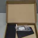 TESLYAR Wood Phone Docking Station for Men  Desktop or Nightstand Organizer  Birthday Gifts for Men, Dad  Anniversary Idea from Wife  Key Holder, Stand Wallet, Watch & Essentials (Black)