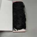 REECHO Ponytail Extension, 24" Claw Clip in Ponytail Extensions Long Curly Wavy Ponytail Hair Extension Jaw Clip on Pony Tails Hairpiece for Women - Natural Black