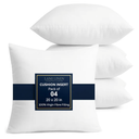 LANE LINEN 20x20 Throw Pillow Insert - Set of 4 White Pillow Inserts for Decorative Pillow Covers, Throw Pillows for Bed, Decorative Pillows for Bed, Couch Pillows, Throw Pillows for Couch