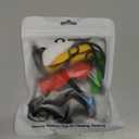 Chewy Necklaces for Sensory Kids, 6 Pack Chew Necklaces for Sensory Boys and Girls with Autism, ADHD, SPD, Chewing, Biting, Silicone Oral Sensory Chew Teething Toys for Adults Reduce Anxiety Fidget (Red, Yellow, Blue, Green, White, Black)