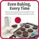 2 x GoodCook Everday Nonstick Carbon Steel 17 x 11-Inch Baking Sheet Set, 2 Pack Medium Sized Cooking Pans, Bakeware Set, Cookie Sheets for Baking, Oven Pan Set