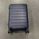 KYME Carry On Luggage 22x14x9 Airline Approved Hardshell Carry On Suitcases with Wheels Travel Rolling 20 Inch Luggage with Cup Holder for Women Men,Carry-on Navy