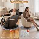 Recliner Chair Mat, Non-Skid Round Furniture Pad, Recliner Pads for Hardwood Floors, Circular Small Circle Rug Pad, Furniture Pad 31.5inch Diameter Low Pile Heavy Duty Non-Slip Multi-Purpose Rug