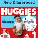 Huggies Size 1 Diapers, Little Snugglers Baby Diapers, Size 1 (8-14 lbs), 96 Count 